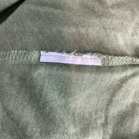 LOGO by Lori Goldstein Green Open Cardigan Swiss Dot Trim XL - Picture 7 of 7